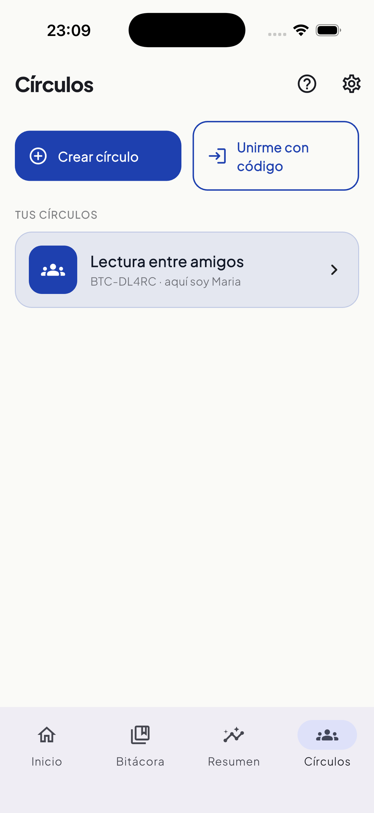Círculos privados de MyBitacora